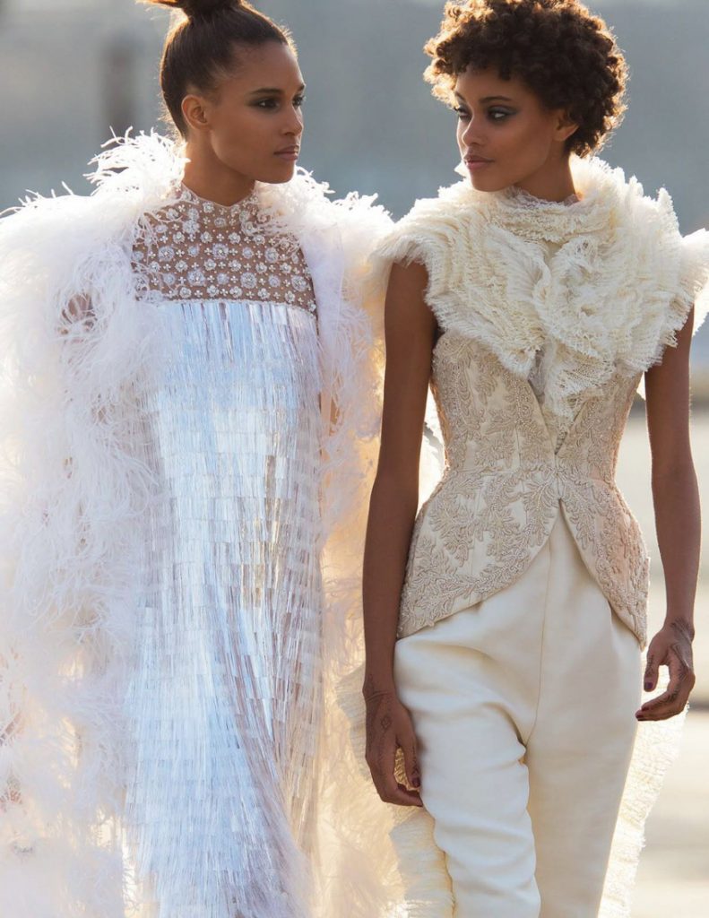 Vogue Arabia Fashion Editorial Cindy Bruna & Samile Bermannelli